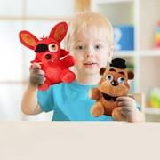 Fnaf 4-Pack Series 4 Five Nights At Freddy's Breach Plush Toy 4-Pack, Soft Freddy Fazbear Foxy Bonnie Chica Stuffed Animals Collectible Dolls Gift for Kids Adults Fans One Size